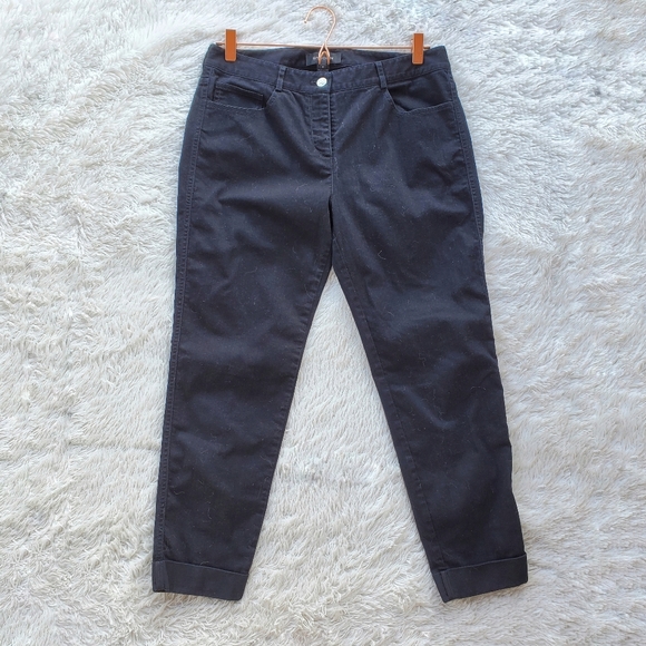 St. John Black High Rise Jeans - Picture 1 of 5